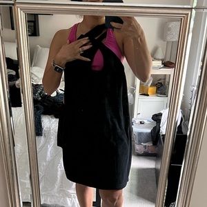 Black Terrycloth Fabletics Dress